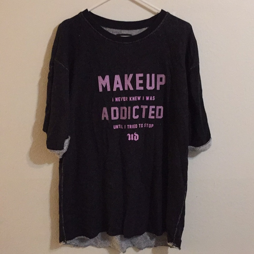 Pullover by ud with printed message